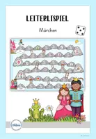 Vorschau - Spiele - Leiterlispiel Märchen / Wortschatz / Silben - Deckblatt