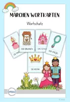 Vorschau - Bildkarten - Wortkarten Märchen / Wortschatz - Deckblatt