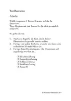 Vorschau - Text - Kunst/Deutsch: Textillustration "Mein kleines Haus im Wald" - Seite 1