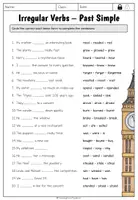 Vorschau - Arbeitsblätter - Irregular Verbs - Worksheet (differenziert) - Seite 1