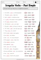 Vorschau - Arbeitsblätter - Irregular Verbs - Worksheet (differenziert) - Seite 2