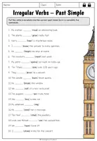 Vorschau - Arbeitsblätter - Irregular Verbs - Worksheet (differenziert) - Seite 3