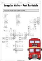 Vorschau - Arbeitsblätter - Irregular Verbs - Crossword - Seite 2