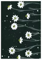 Vorschau - Stundenentwürfe - Kunststunde: Die Gänseblümchen bei Nacht (A5/A4) - Deckblatt