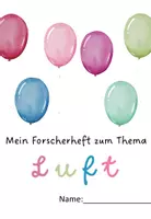 Vorschau - Arbeitsblätter - Luft Forscherheft - Seite 1