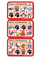 Vista previa - Juegos / Gamificación - BINGO ADIVINANZAS ANIMALES - página 1