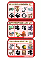 Vista previa - Juegos / Gamificación - BINGO ENDEVINALLES ANIMALS - página 1