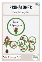 Vorschau - Poster - Das Tulpenjahr Tafelmaterial Die Tulpe Frühling - Deckblatt