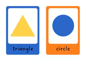 Vorschau - Bildkarten - Shapes Flashcards | Vocabulary - Seite 1