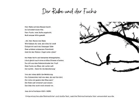 Vorschau - Arbeitsblätter - Der Rabe und der Fuchs - Seite 2