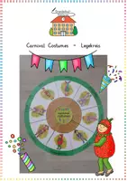 Vorschau - Anderer Materialtyp - Carnival Costumes - Legekreis #faschingbeieduki - Deckblatt