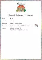Vorschau - Anderer Materialtyp - Carnival Costumes - Legekreis #faschingbeieduki - Seite 1