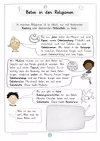 Vorschau - Unterrichtsreihen - Das Thema "Beten" im Ethikunterricht der Grundschule - Seite 3