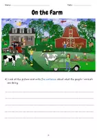 Vorschau - Arbeitsblätter - The present progressive | Grammar Worksheet | Present Continuous - Seite 3