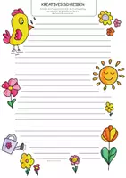 Vorschau - Arbeitsblätter - Frühling Kreatives schreiben 🌷🌸 - Frühlingshafte Kurzgeschichte - Seite 2