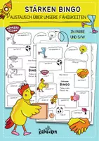 Vorschau - Arbeitsblätter - Stärken Bingo 🖍💪🏼- Austausch über unsere Fähigkeiten | Positiv Mindset 🌱☀️ - Deckblatt