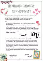 Vorschau - Mal- und Bastelvorlagen - Meine Lieblingsmenschen / Lettering-Kunstprojekt für Valentinstag - Seite 1