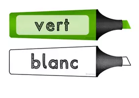 Vorschau - Poster - Français: Tafelbilder / Plakate (Farben) Unité 1 - Seite 3