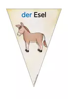 Vorschau - Bildkarten - Bauernhof - Wimpel mit farbigen Artikeln - DaZ - Seite 3