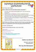 Vorschau - Fördermaterial/Inklusion - Klammerkarten Wortschatz Gefühle - inklusiv - Seite 1