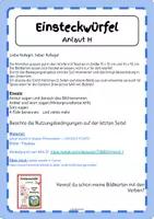 Vorschau - Bildkarten - Einsteckwürfel 15x15 cm BILDKARTEN Anlaut H - Seite 1