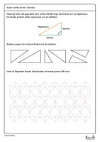 Vorschau - Arbeitsblätter - Einführung Hypotenuse, Ankathete und Gegenkathete - Seite 3