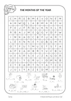 Vorschau - Arbeitsblätter - Months of the Year - Reading & Writing Activities - Seite 2
