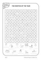 Vorschau - Arbeitsblätter - Months of the Year - Reading & Writing Activities - Seite 3