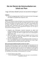 Vorschau - Arbeitsblätter - Gilt das Modell von Schulz von Thun auch für die Kommunikation mit einer künstlichen Intelligenz? - Seite 1