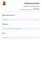 Vorschau - Arbeitsblätter - Exposè für die mündliche Prüfung - Seite 1