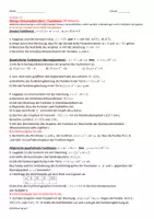 Vorschau - Test - Klassenarbeit Quadratische Funktionen JGST 9 - Deckblatt