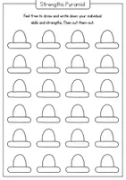 Vorschau - Arbeitsblätter - Strengths Pyramid 💪🏻💛 - Recognise & Sort Skills 🌱☀️ - Seite 2