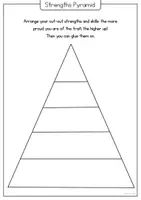Vorschau - Arbeitsblätter - Strengths Pyramid 💪🏻💛 - Recognise & Sort Skills 🌱☀️ - Seite 3