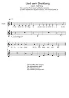 Vorschau - Arbeitsblätter - Lied vom Dreiklang - Dreiklang methodisch erläutert und musikalisch dargestellt - Seite 3