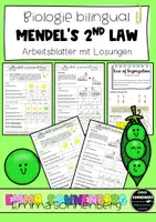 Vorschau - Arbeitsblätter - Biology bilingual - Mendel's second law - Deckblatt