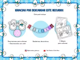 Vista previa - Decoración del aula - Decoración de invierno - página 1