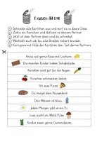 Vorschau - Arbeitsblätter - Dosendiktat in Einzel- oder Partnerarbeit - Seite 1