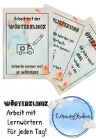 Vorschau - Stationenlernen - Wörterklinik - Aufgaben zu Lernwörtern für jeden Tag - Deckblatt