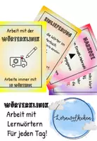 Vorschau - Stationenlernen - Wörterklinik - Aufgaben zu Lernwörtern für jeden Tag - Deckblatt