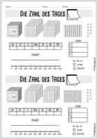 Vorschau - Arbeitsblätter - Zahl des Tages ZR 10.000 - Arbeitsblatt - Seite 1