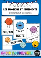 Vorschau - Bildkarten - Emotions et Sentiments - Bildkarten / Flashcards - Deckblatt