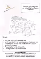 Vorschau - Arbeitsblätter - Schriftliche Division mit Rest (Escape room) - Deckblatt