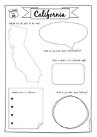 Vorschau - Arbeitsblätter - California Worksheet - Seite 1