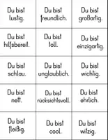 Vorschau - Spiele - Komplimente würfeln (Valentinstag) - Aktivität zur Wertschätzung - Seite 1
