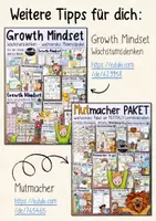 Vorschau - Poster - Positive Affirmationen - Wachstumsdenken / Growth Mindset Lernen - Seite 1