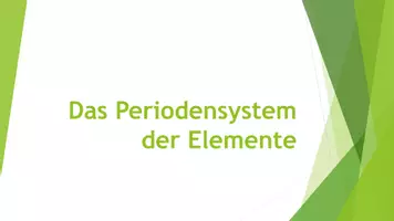 Vorschau - Präsentationen/Tafelbilder - Das Periodensystem (Präsentation und H5P) - Deckblatt