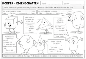 Vorschau - Arbeitsblätter - Körper erkennen und benennen – geometrische Körper im Überblick | Poster und Arbeitsblatt 3.–4. Schulstufe - Seite 3