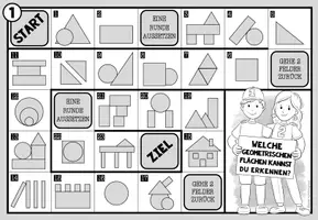 Vorschau - Stationenlernen - Geometrie Spiele – Flächen und Körper erkennen und wiederholen | 5 Mathe-Brettspiele 4.–5. Schulstufe - Seite 2
