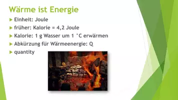 Vorschau - Präsentationen/Tafelbilder - Wärmeenergie und spezifische Wärmekapazität (Präsentation und H5P) - Seite 1