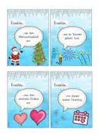 Vorschau - Bildkarten - Erzählkarten Weihnachtsferien - Seite 1